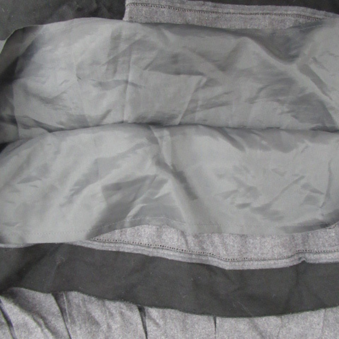 anatelier(アナトリエ)のアナトリエ ANATELIER フレアスカート ひざ丈 ウール 38 グレー レディースのスカート(ひざ丈スカート)の商品写真