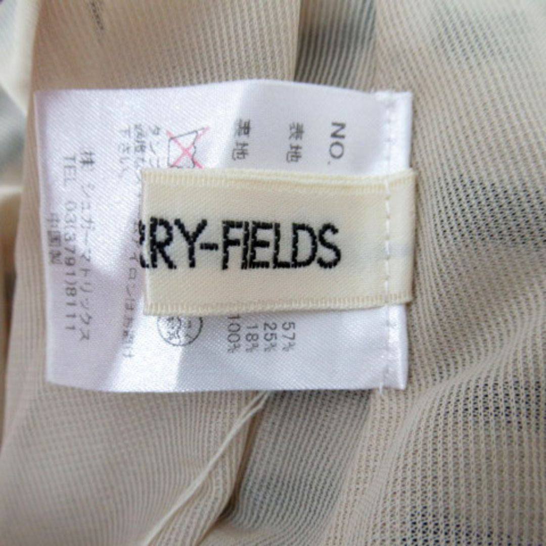 STRAWBERRY-FIELDS(ストロベリーフィールズ)のストロベリーフィールズ フレアスカート ギャザースカート ボーダー柄 ウール混 レディースのスカート(ひざ丈スカート)の商品写真