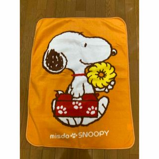 スヌーピー(SNOOPY)のスヌーピー ひざ掛け フリース(毛布)