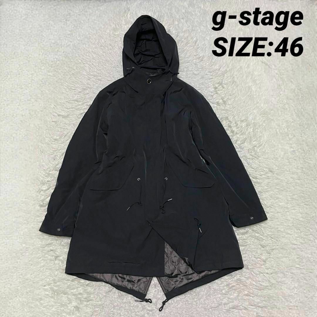 g-stage 中綿入り モッズコート サイズ46 ブラック