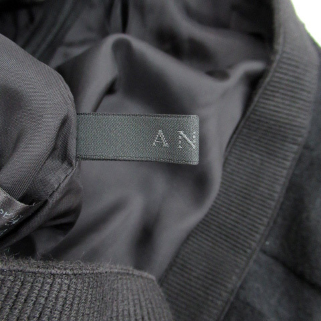 ANAYI(アナイ)のアナイ ANAYI フレアスカート ひざ丈 ボーダー柄 ウール 36 黒 ピンク レディースのスカート(ひざ丈スカート)の商品写真