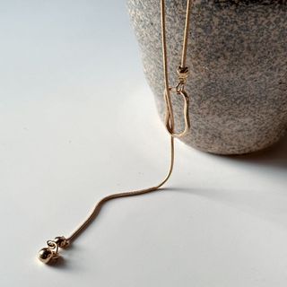 イエナ(IENA)のSnake chain tie  necklace gold No.1174(ネックレス)