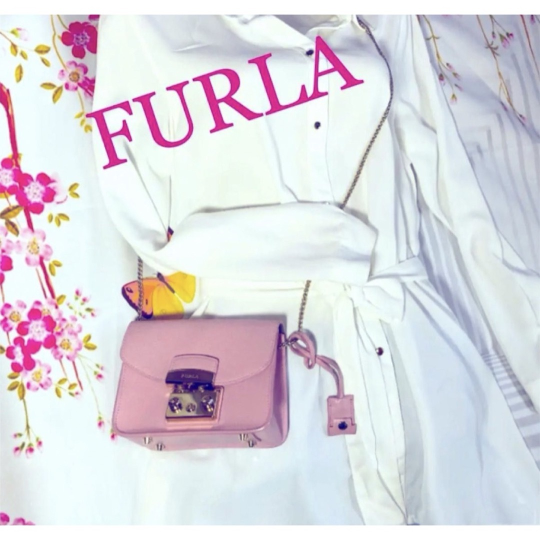 Furla - フルラ FURLA メトロポリス ショルダーバッグ ピンクの通販 by ...