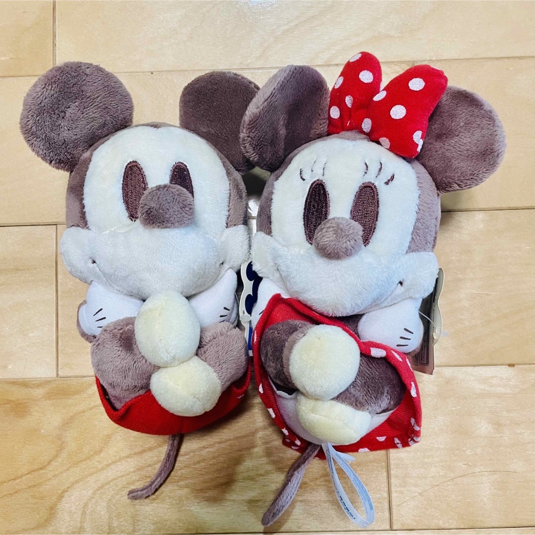 Disney(ディズニー)のミッキー　ミニー　ぬいぐるみ　ディズニー　キャラクター　ミッキーマウス エンタメ/ホビーのおもちゃ/ぬいぐるみ(キャラクターグッズ)の商品写真