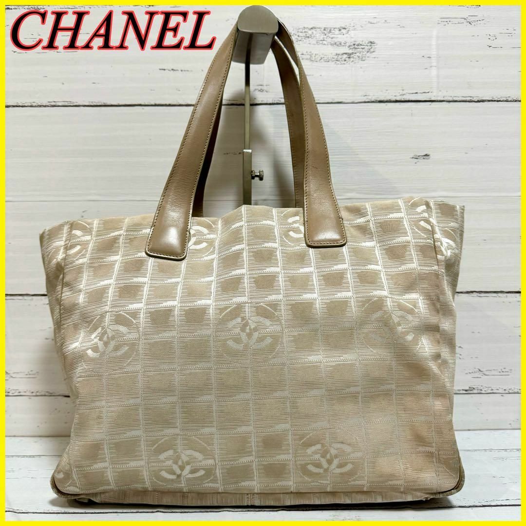 ナイロン♡カラー【正規品】CHANEL シャネル トートバッグ ニュートラベルライン 総柄 A4