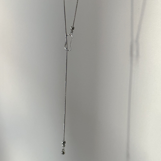 トーガ(TOGA)のSnake chain tie  necklace silver No.1175(ネックレス)