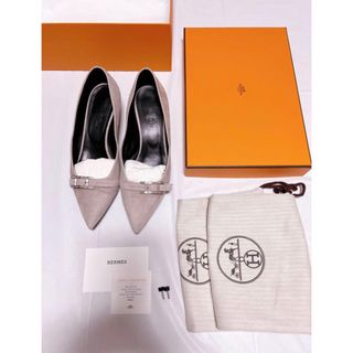 エルメス(Hermes)のHERMES   正規品ビジューパンプス　美品(ハイヒール/パンプス)