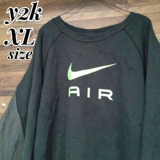 ナイキ(NIKE)のNIKE AlR　y2k スウォッシュロゴ　スウェット　ゆるだぼ　太アーム(スウェット)