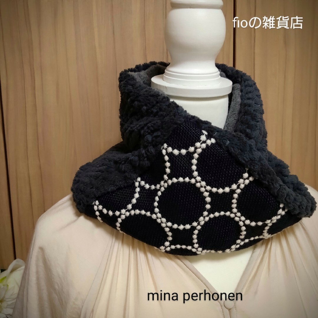 mina perhonen(ミナペルホネン)の【ミナペルホネン】スヌード　ハンドメイド レディースのファッション小物(スヌード)の商品写真