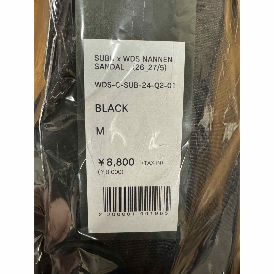 WIND AND SEA(ウィンダンシー)のSUBU X WDS NANNEN SANDAL / BLACK メンズの靴/シューズ(サンダル)の商品写真