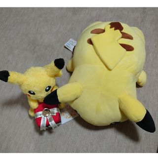 ポケモン(ポケモン)のポケモン　ピカチュウ　新品　ぬいぐるみセット(キャラクターグッズ)