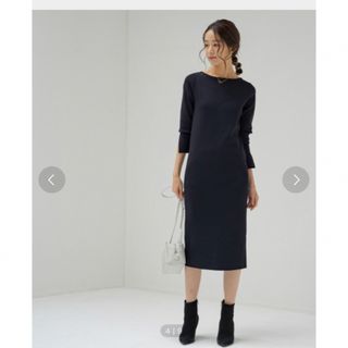 ラウンジドレス Loungdress 半袖ニット    レディース F