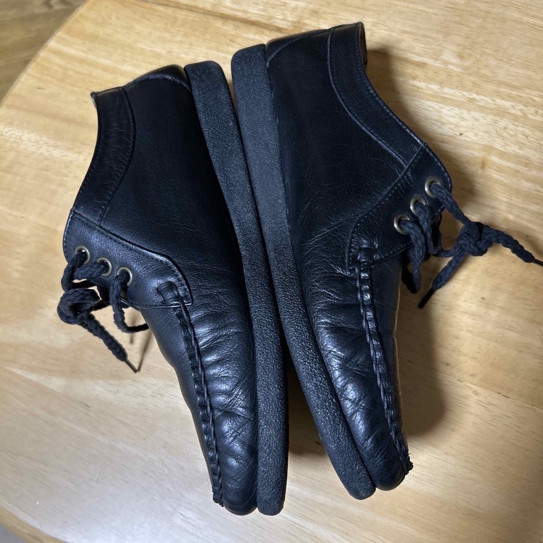 Hush Puppies(ハッシュパピー)のハッシュパピー革靴　黒ローファー24E レディースの靴/シューズ(ローファー/革靴)の商品写真