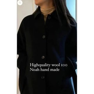 leday Noir handmade cashmere half coatの通販｜ラクマ