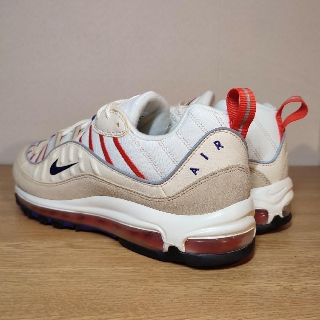 箱・タグ付 大人気 NIK AIR MAX 98 "Sail Purple"