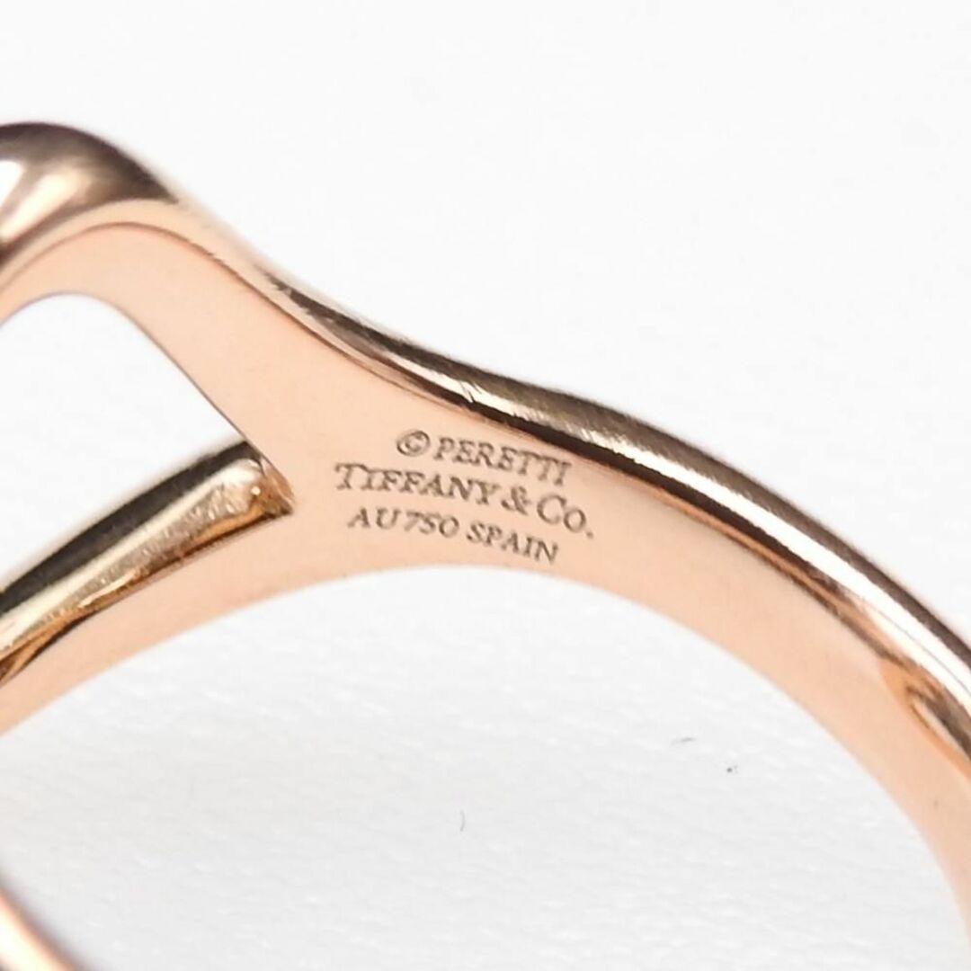 Tiffany & Co.(ティファニー)の現行 正規品 ティファニー 750PG エルサペレッティ オープンハート リング レディースのアクセサリー(リング(指輪))の商品写真