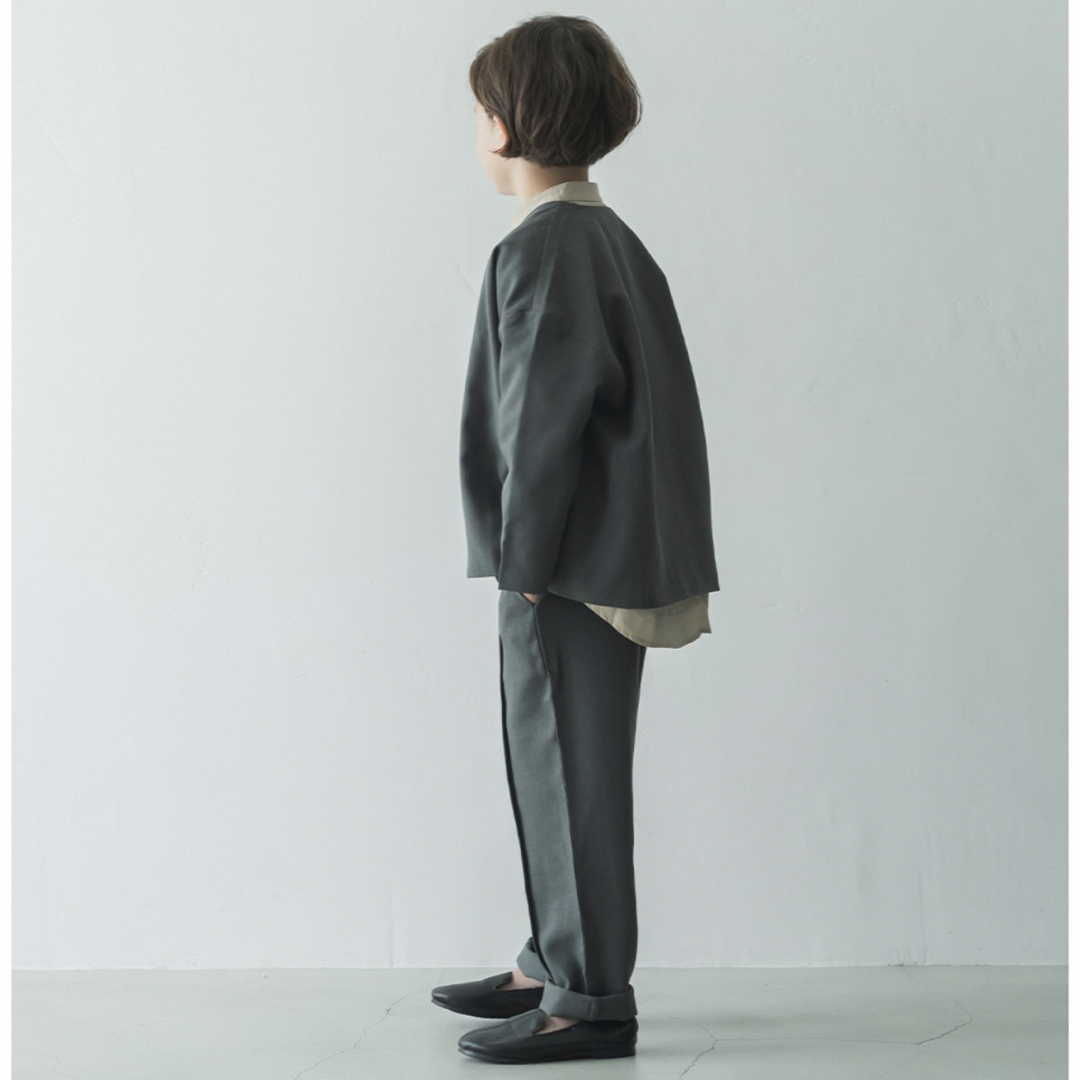 riziere(リジェール)のriziere セットアップ　スーツ　グレー　110 キッズ/ベビー/マタニティのキッズ服男の子用(90cm~)(ドレス/フォーマル)の商品写真