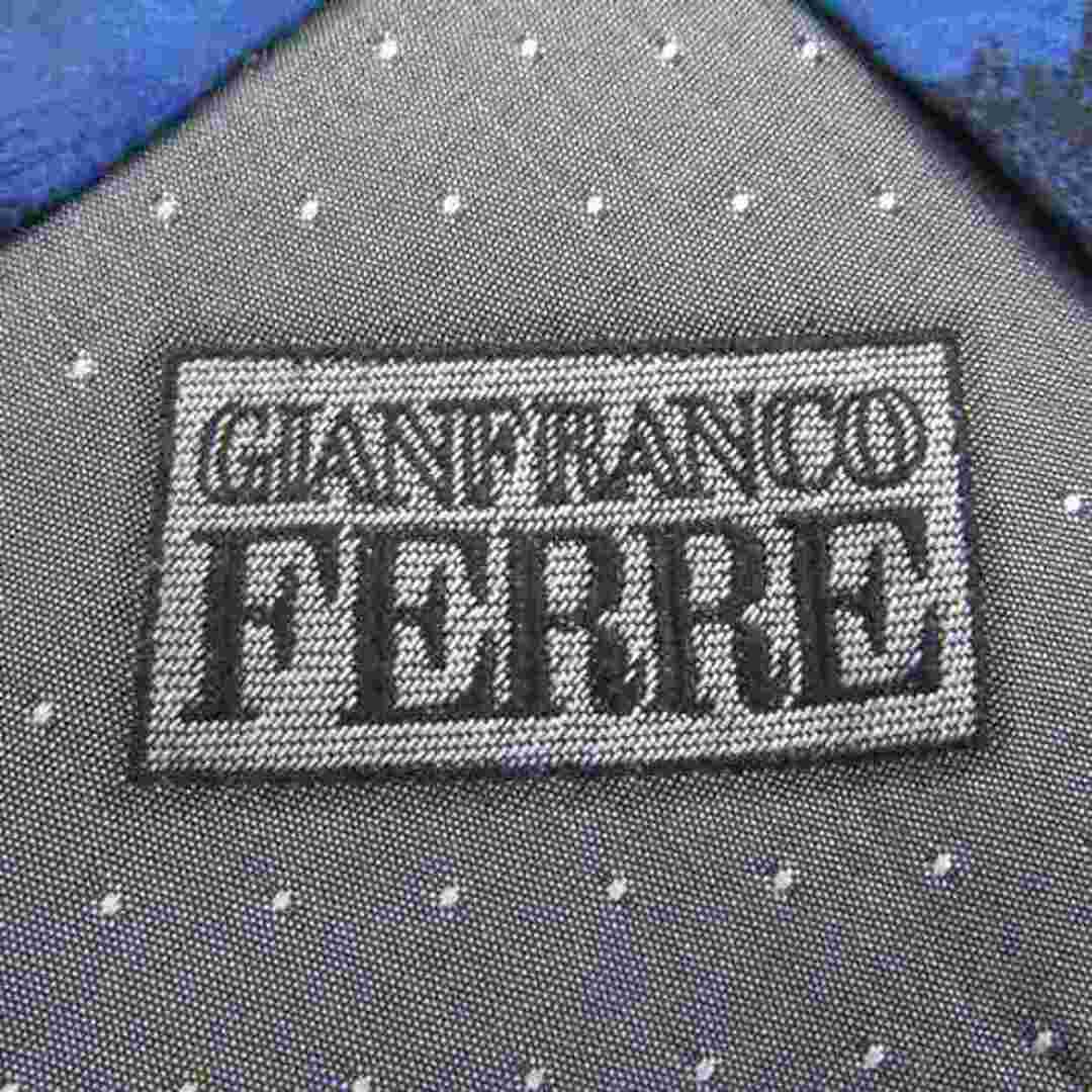 Gianfranco FERRE(ジャンフランコフェレ)のジャンフランコフェレ ブランド ネクタイ シルク 総柄 ドット柄 メンズ ネイビー GIANFRANCO FERRE メンズのファッション小物(ネクタイ)の商品写真