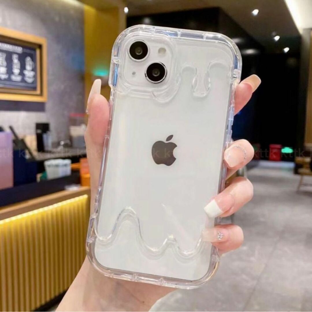 iPhone 11 大人気 アイス スマホ ケース 可愛い クリア スマホ/家電/カメラのスマホアクセサリー(iPhoneケース)の商品写真