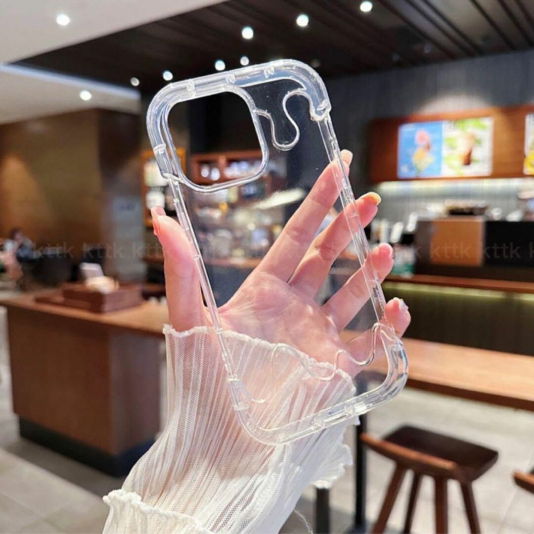 iPhone 11 大人気 アイス スマホ ケース 可愛い クリア スマホ/家電/カメラのスマホアクセサリー(iPhoneケース)の商品写真