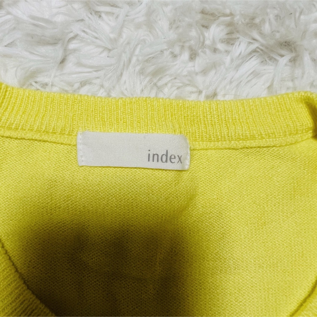 INDEX(インデックス)のインデックス トップス パール&スワロフスキーが大人可愛い♡ レディースのトップス(ニット/セーター)の商品写真