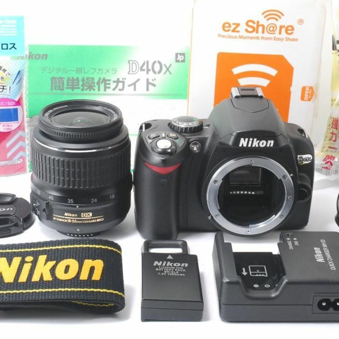 ❤️小さい軽い簡単綺麗❤Nikon Ｄ40x❤届いてすぐ使える❤️初心者お