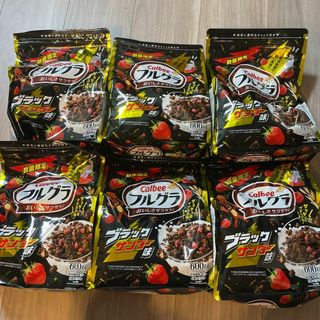 カルビー(カルビー)のフルグラ ブラックサンダー味 600g 数量限定 6袋セット 1箱分(その他)