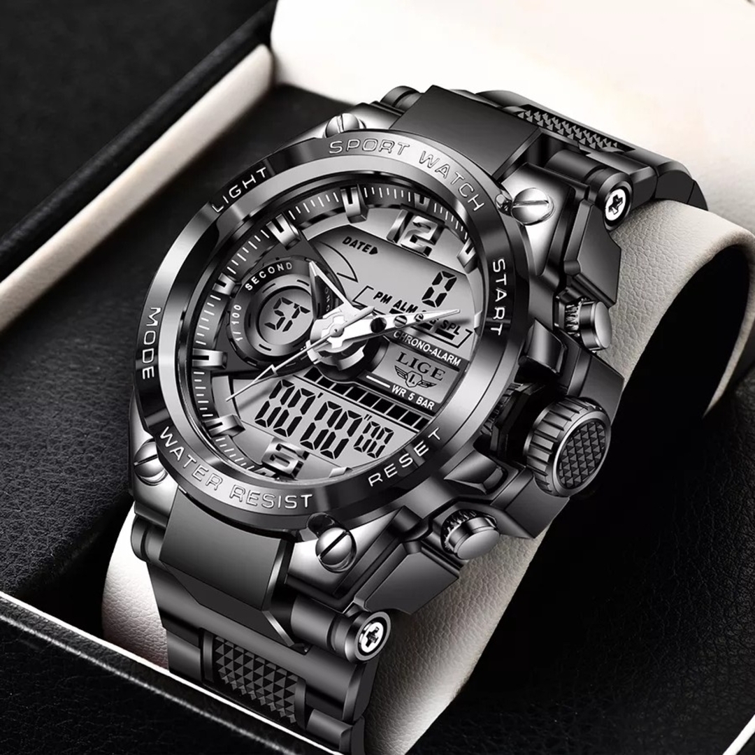 ★日本未発売★ LIGE メンズ　デジタル腕時計 メンズの時計(腕時計(デジタル))の商品写真