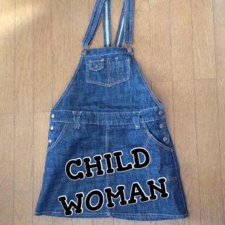 チャイルドウーマン(CHILD WOMAN)の値下げ‼︎サロペットスカート(ひざ丈スカート)