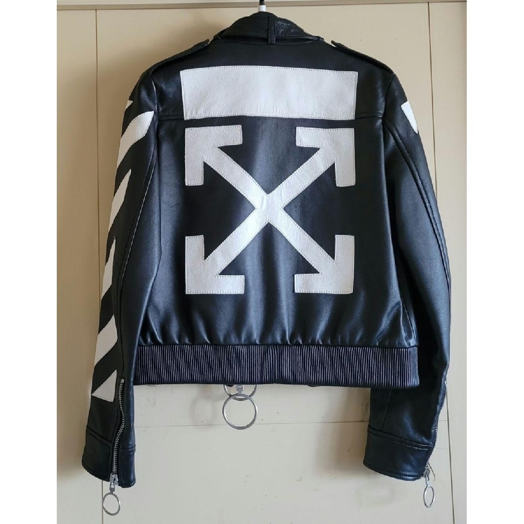 Off-White 定価50万円程 美品 ARROWS MOTO JACKET