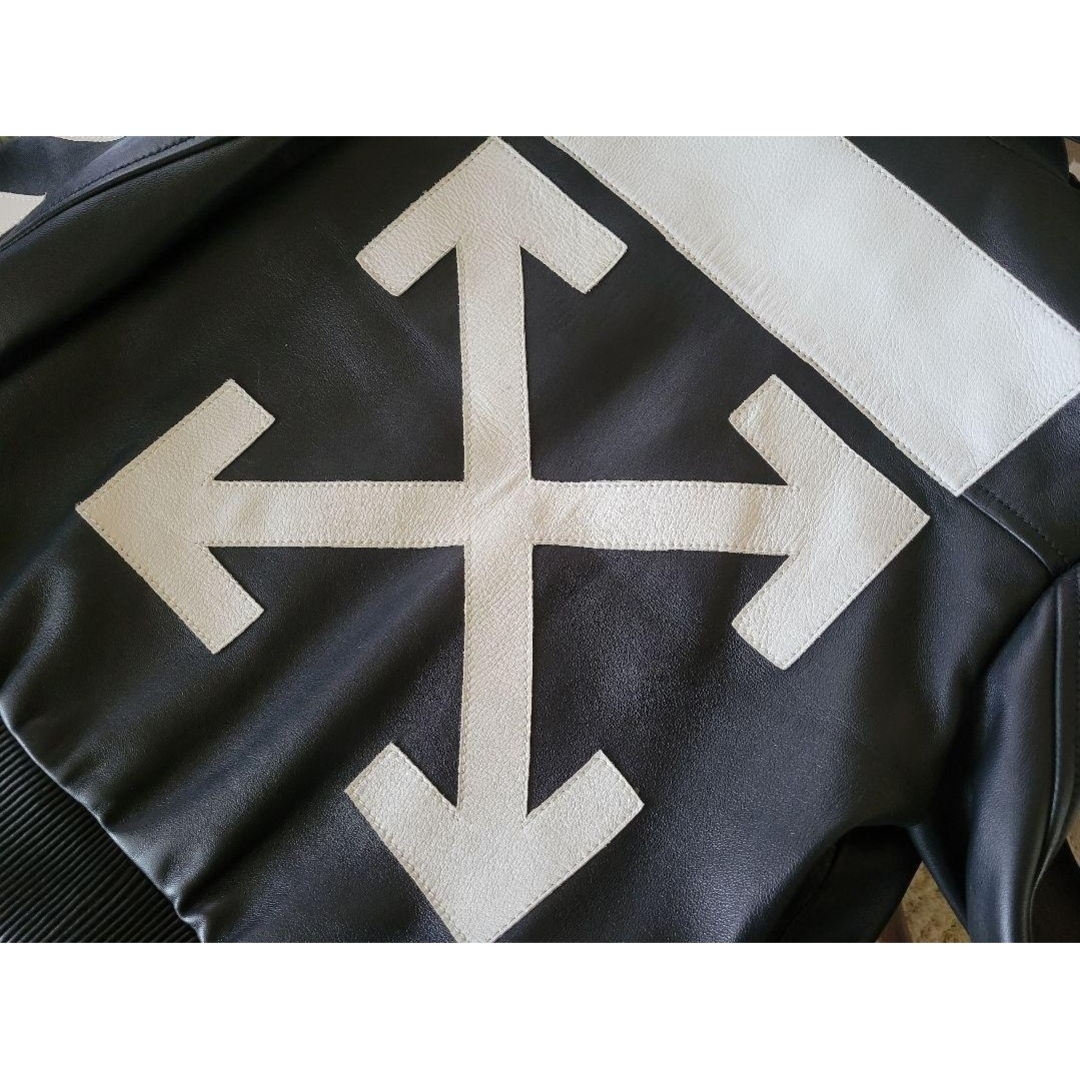 Off-White 定価50万円程 美品 ARROWS MOTO JACKET