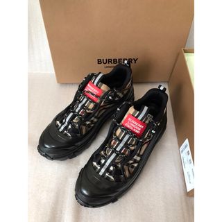 バーバリー(BURBERRY)のBURBERRY ヴィンテージチェック コットン アーサースニーカー(スニーカー)