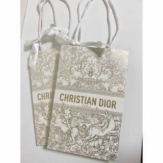 ディオール(Dior)のディオール　紙袋　限定ショッパー　クリスマス(ショップ袋)