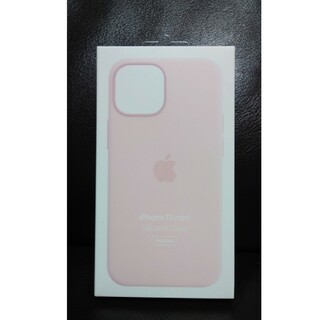 アップル(Apple)のMagSafe iPhone13mini シリコーンケース チョークピンク 純正(モバイルケース/カバー)