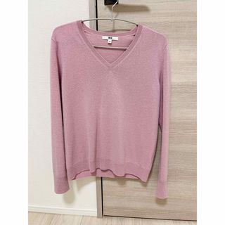 ピンクニット ユニクロ レディース レディーストップス 今季 UNIQLO カラ