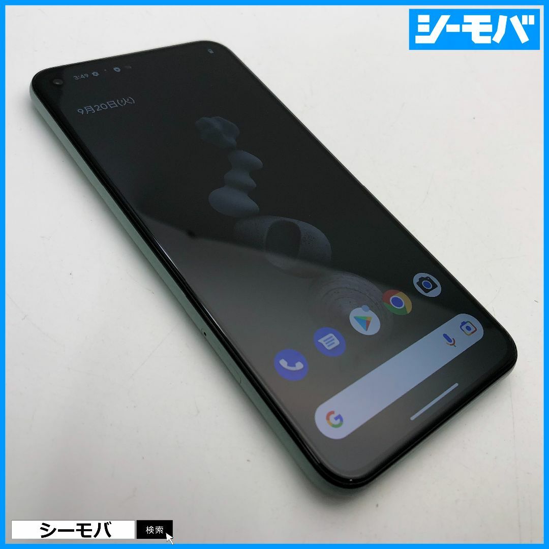 1103 SIMフリー Google Pixel5 128GB グリーン美品