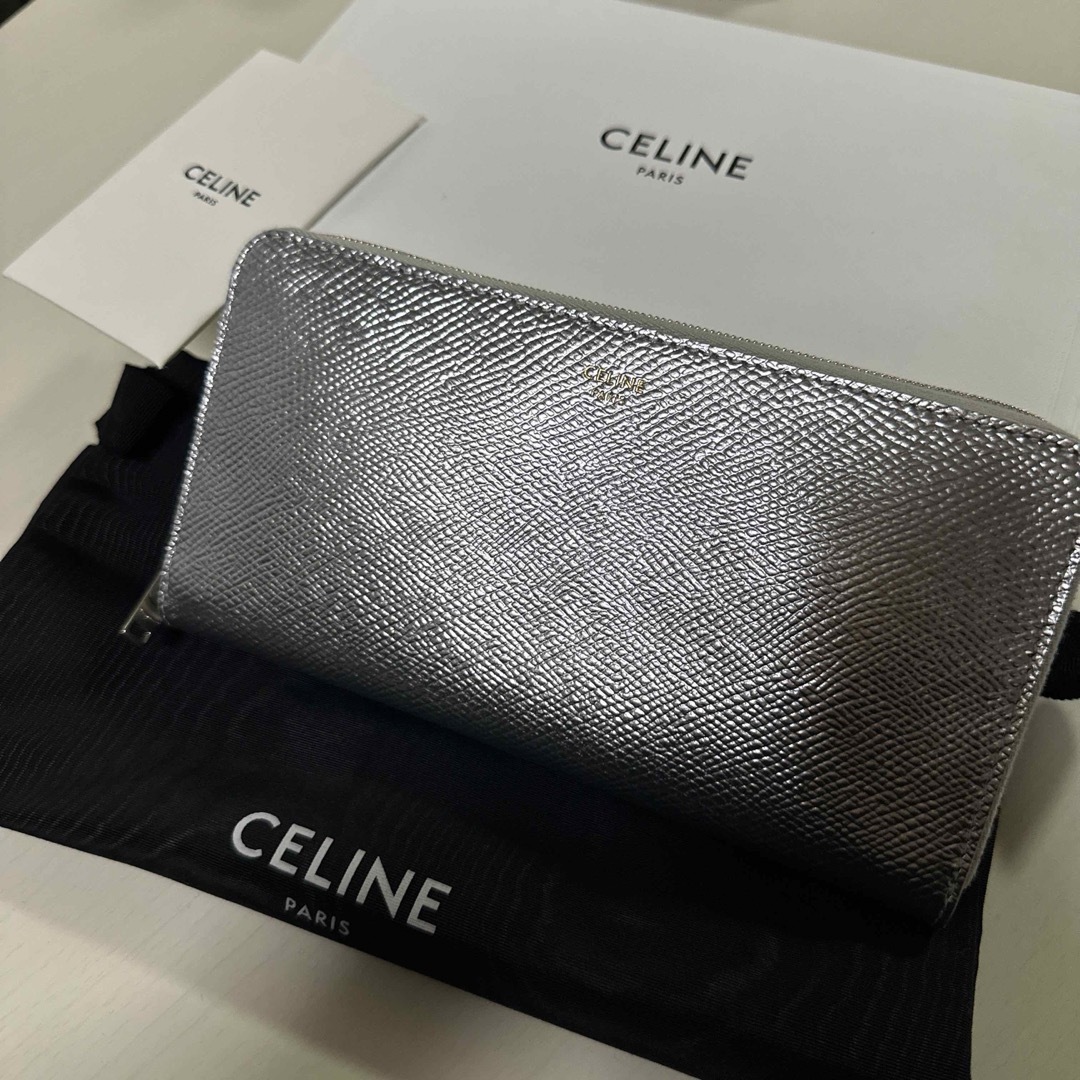 celine(セリーヌ)の正規美品⭐︎CELINE/silver wallet レディースのファッション小物(財布)の商品写真