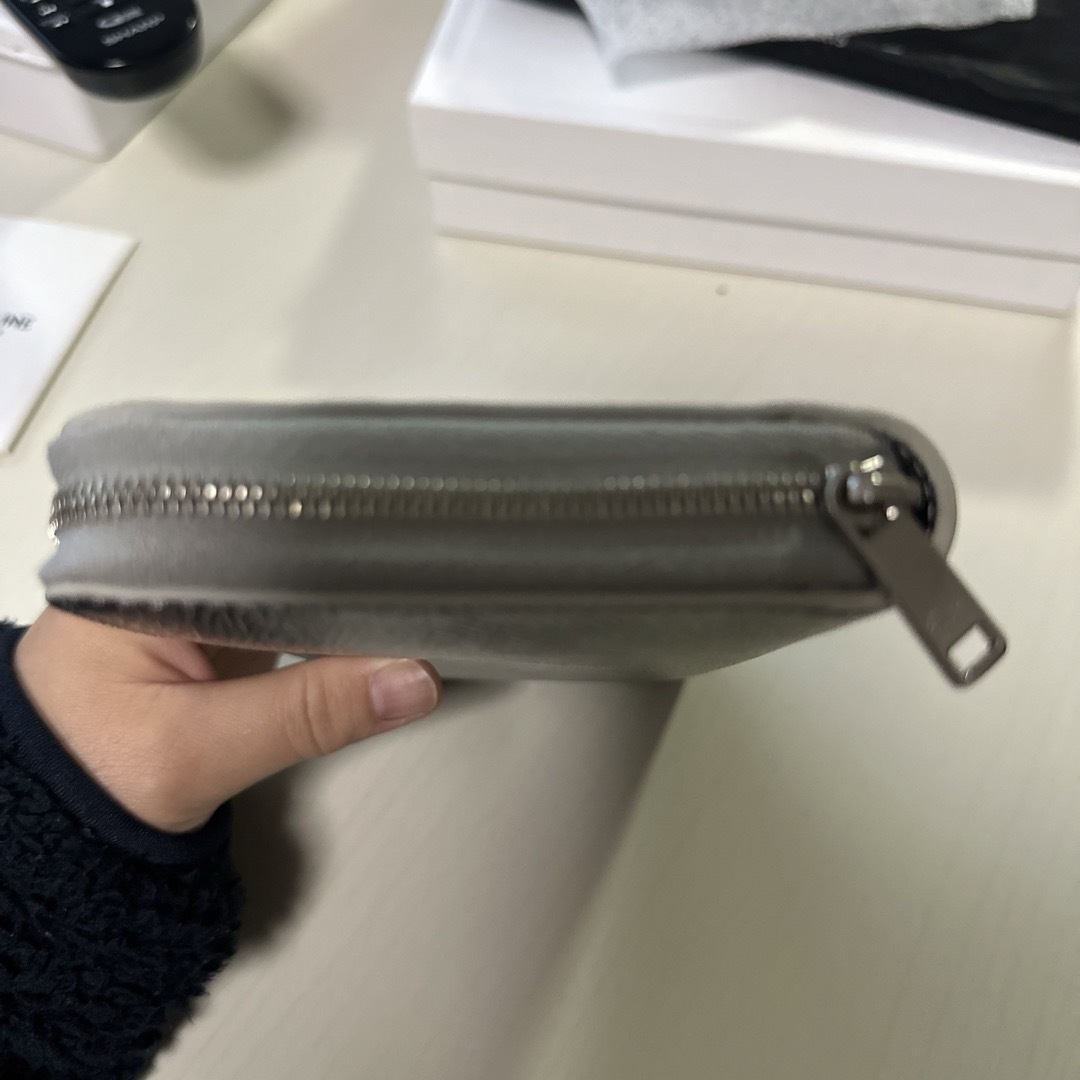 celine(セリーヌ)の正規美品⭐︎CELINE/silver wallet レディースのファッション小物(財布)の商品写真