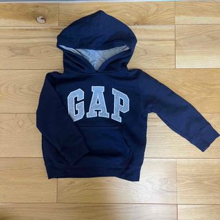 ギャップキッズ(GAP Kids)のGAP 裏起毛　フード付き　トレーナー 110サイズ(Tシャツ/カットソー)