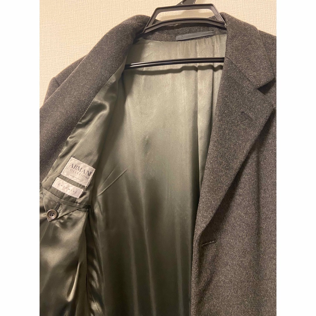 Armani カシミヤ100% ロングコート