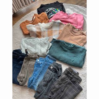 zara GU branshes パンツ ジーンズ ニット トレーナー 100
