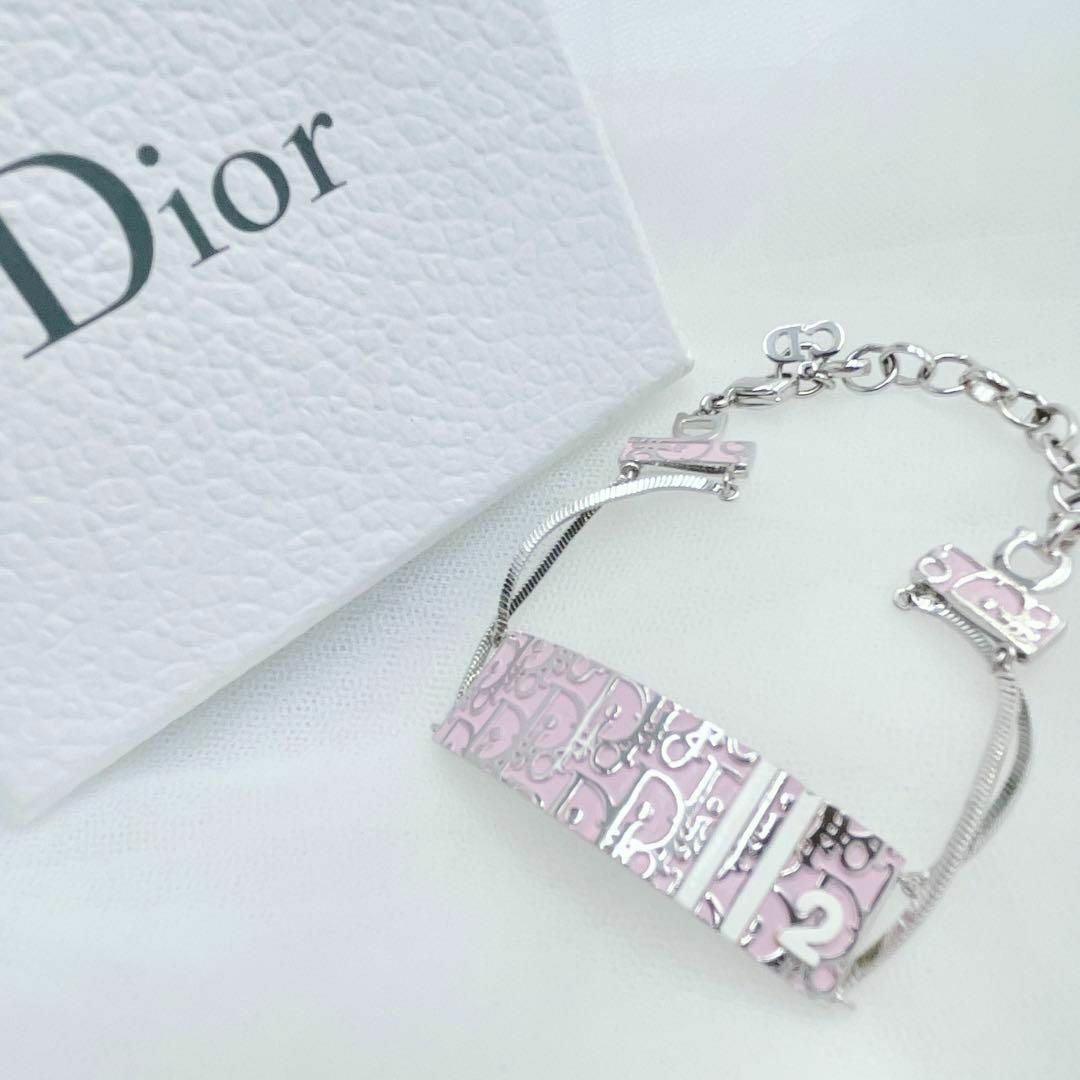 ✨希少✨ Dior トロッター ブレスレット シルバー ロゴ プレート No.2