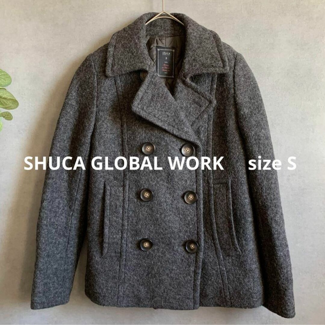 shuca GLOBALWORK - SHUCA GLOBAL WORK グレーコートの通販 by w.day