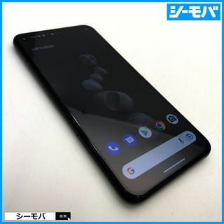 グーグル(Google)の1107 SIMフリー Google Pixel 5 128GB ブラック美品(スマートフォン本体)