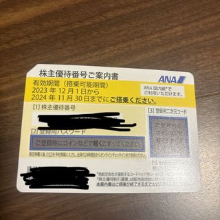 エーエヌエー(ゼンニッポンクウユ)(ANA(全日本空輸))のＡＮＡの株主優待券(その他)