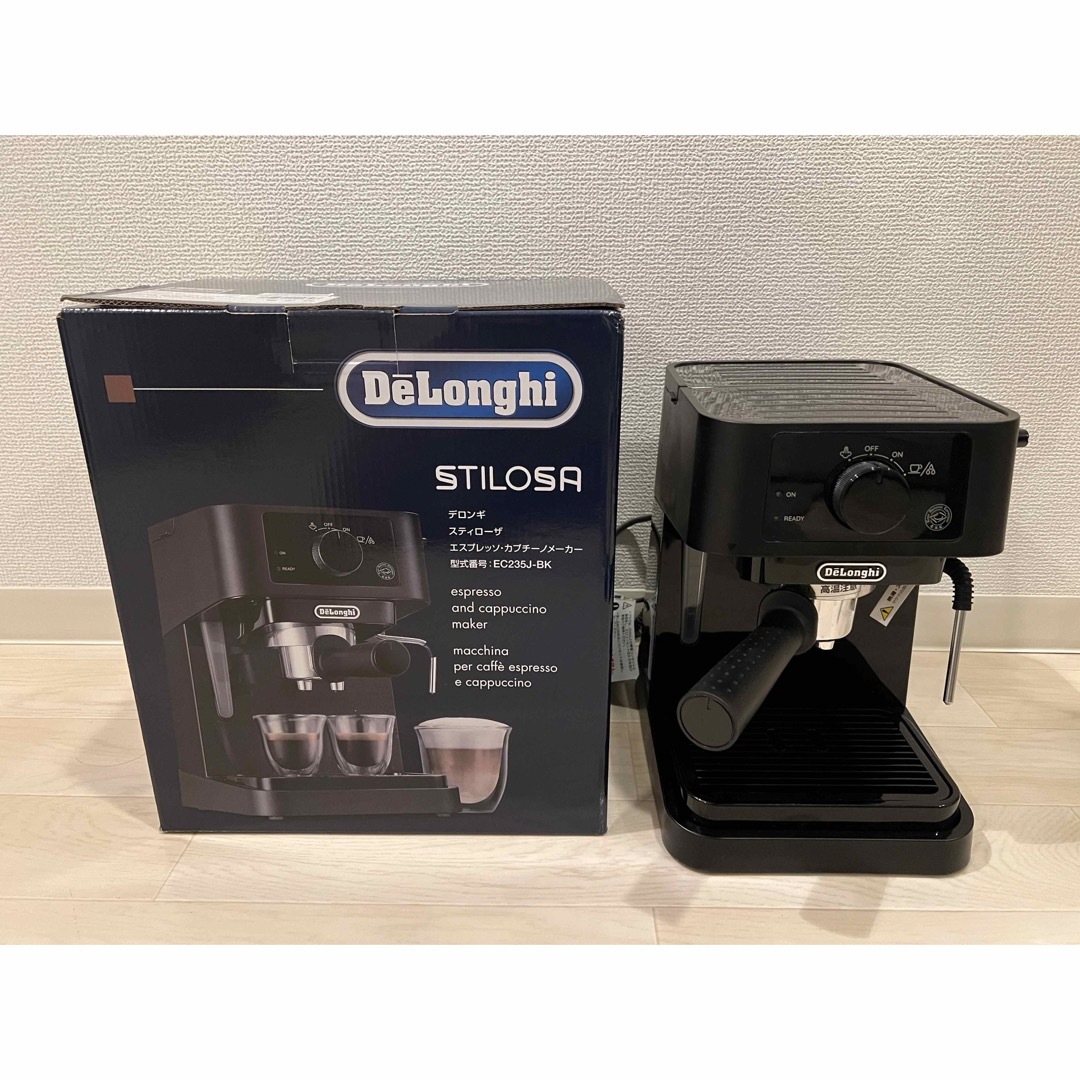 DeLonghi - デロンギ エスプレッソメーカー スティローザ EC235J-BKの