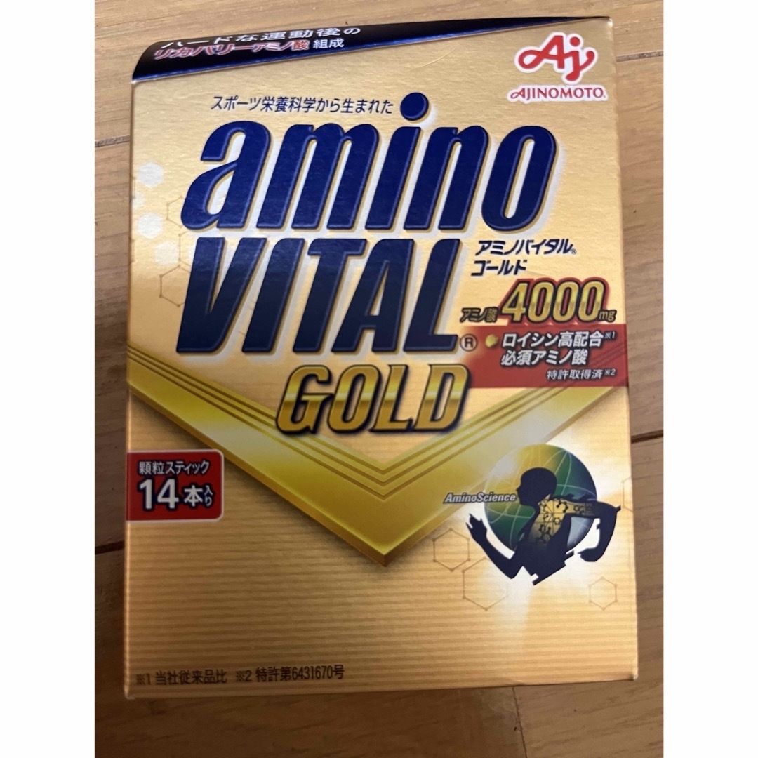 味の素(アジノモト)の新品 未使用 味の素 AJINOMOTO アミノバイタル GOLD スポーツ/アウトドアのトレーニング/エクササイズ(トレーニング用品)の商品写真