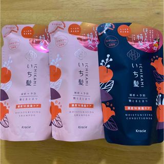 イチカミ(いち髪)の《シャンプー&コンディショナー》いち髪 濃密W保湿ケア 詰め替え 330ml (シャンプー/コンディショナーセット)