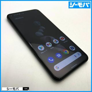 グーグル(Google)の1119 SIMフリー Google Pixel 5 128GB ブラック美品(スマートフォン本体)