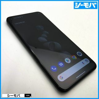 グーグル(Google)の1124 SIMフリー Google Pixel 5 128GB ブラック美品(スマートフォン本体)